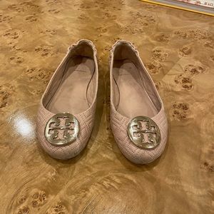 Tory Burch Nude Ballet Flats, Size 8.5